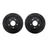 Dynamite Friction 8002-67097 Disc Brake Rotor Set - Rear