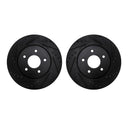 Dynamic Friction 8002-68018 Disc Brake Rotor Set - Rear