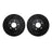 Dynamite Friction 8002-68018 Disc Brake Rotor Set - Rear