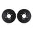 Dynamite Friction 8002-72034 Disc Brake Rotor Set - Front