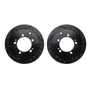 Dynamic Friction 8002-72044 Disc Brake Rotor Set - Rear