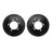 Dynamite Friction 8002-72044 Disc Brake Rotor Set - Rear
