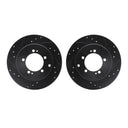 Dynamic Friction 8002-72048 Disc Brake Rotor Set - Rear