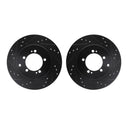 Dynamic Friction 8002-72050 Disc Brake Rotor Set - Rear