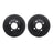 Dynamite Friction 8002-73003 Disc Brake Rotor Set - Front