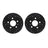Dynamite Friction 8002-73049 Disc Brake Rotor Set - Rear