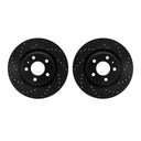 Dynamic Friction 8002-73067 Disc Brake Rotor Set - Rear