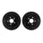 Dynamite Friction 8002-73067 Disc Brake Rotor Set - Rear