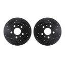 Dynamic Friction 8002-74033 Disc Brake Rotor Set - Front