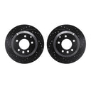 Dynamic Friction 8002-74046 Disc Brake Rotor Set - Rear