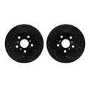 Dynamic Friction 8002-76040 Disc Brake Rotor Set - Front