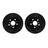 Dynamite Friction 8002-76040 Disc Brake Rotor Set - Front