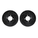Dynamic Friction 8002-76050 Disc Brake Rotor Set - Front
