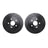 Dynamite Friction 8002-76052 Disc Brake Rotor Set - Front