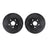 Dynamite Friction 8002-76088 Disc Brake Rotor Set - Front