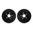 Dynamite Friction 8002-76117 Disc Brake Rotor Set - Rear