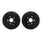 Dynamite Friction 8002-76119 Disc Brake Rotor Set - Rear
