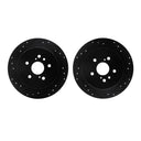 Dynamic Friction 8002-76138 Disc Brake Rotor Set - Rear