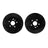 Dynamite Friction 8002-76138 Disc Brake Rotor Set - Rear