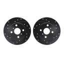 Dynamic Friction 8002-76141 Disc Brake Rotor Set - Rear