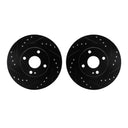 Dynamic Friction 8002-80043 Disc Brake Rotor Set - Front