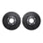Dynamite Friction 8002-80082 Disc Brake Rotor Set - Rear