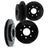 Dynamite Friction 8004-54162 Disc Brake Rotor Set - Front and Rear