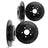 Dynamite Friction 8004-63008 Disc Brake Rotor Set - Front and Rear