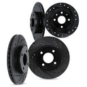 Dynamic Friction 8004-72037 Disc Brake Rotor Set - Front and Rear