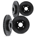 Dynamic Friction 8004-76115 Disc Brake Rotor Set - Front and Rear