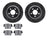Dynamite Friction 8202-39023 Disc Brake Kit - Rear