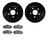 Dynamite Friction 8202-42051 Disc Brake Kit - Front