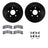 Dynamite Friction 8212-42096 Disc Brake Kit - Front