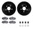 Dynamite Friction 8212-42103 Disc Brake Kit - Front