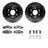 Dynamite Friction 8212-48026 Disc Brake Kit - Front