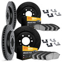 Dynamic Friction 8214-48011 Disc Brake Kit - Front and Rear