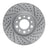 Dynamite Friction 830-39025R Disc Brake Rotor - Front Right