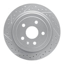 Dynamic Friction 830-46024L Disc Brake Rotor - Rear Left