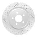 Dynamic Friction 830-54280L Disc Brake Rotor - Rear Left