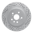 Dynamite Friction 830-75065R Disc Brake Rotor - Rear Right