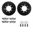Dynamite Friction 8412-40017 Disc Brake Kit - Rear
