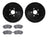 Dynamite Friction 8502-13035 Disc Brake Kit - Front