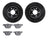 Dynamite Friction 8502-31087 Disc Brake Kit - Rear