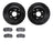 Dynamite Friction 8502-59073 Disc Brake Kit - Rear