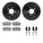 Dynamite Friction 8512-03035 Disc Brake Kit - Rear