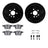 Dynamite Friction 8512-11027 Disc Brake Kit - Rear