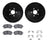 Dynamite Friction 8512-13040 Disc Brake Kit - Front