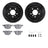 Dynamite Friction 8512-31087 Disc Brake Kit - Rear