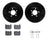 Dynamite Friction 8512-31124 Disc Brake Kit - Front