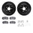 Dynamite Friction 8512-59102 Disc Brake Kit - Rear